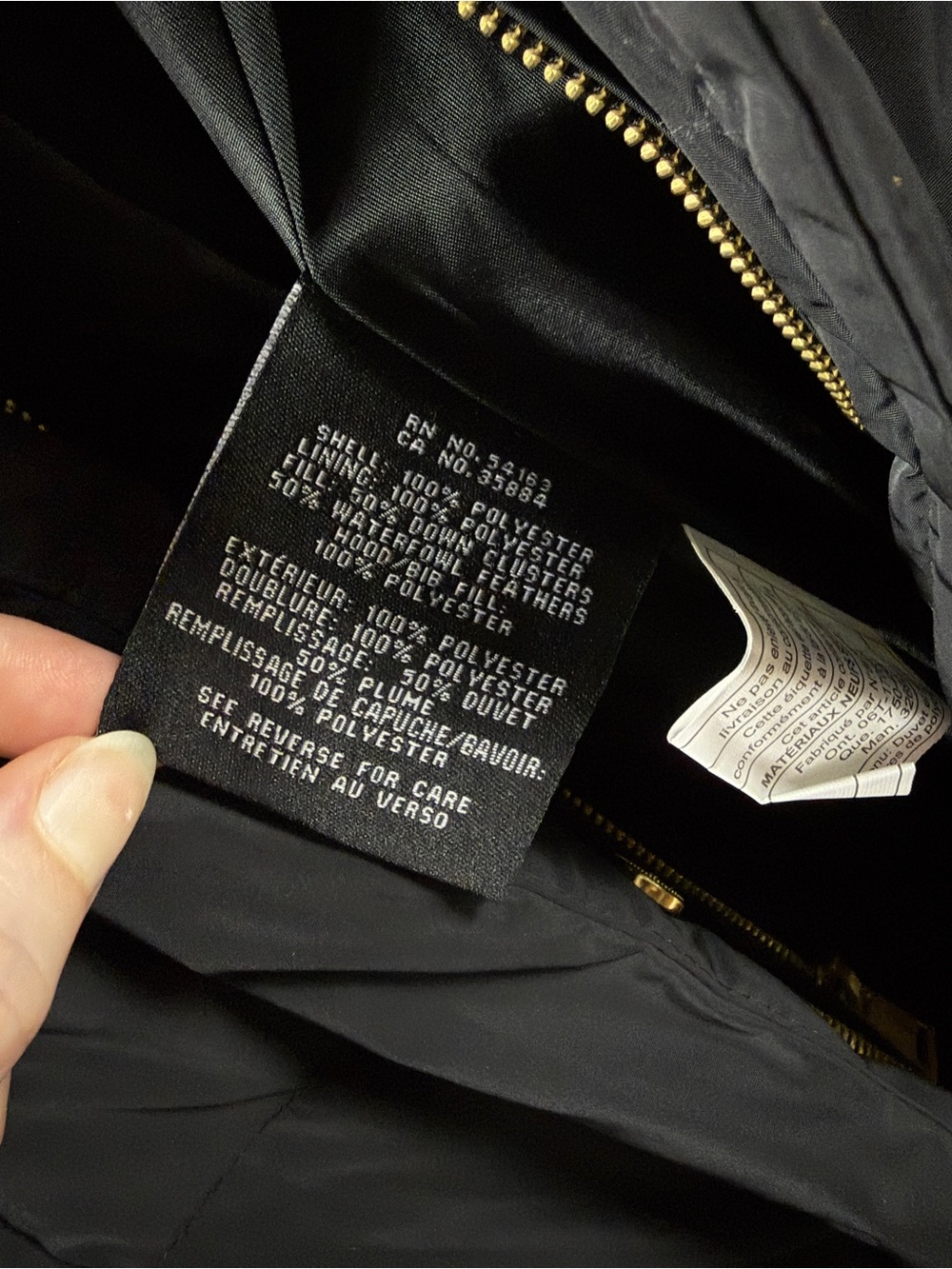 Cole Haan Black Quilted Down/Feather Hooded Maxi Puffer Coat - Small - Picture 13 of 15